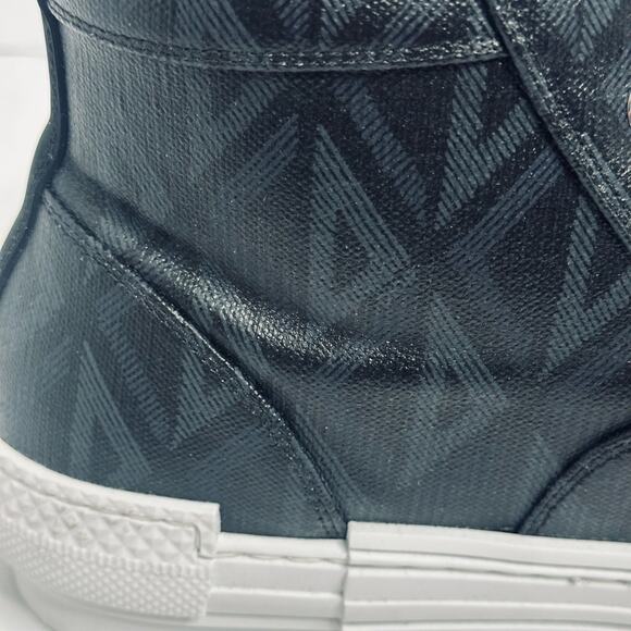 🪀DIOR SNEAKER HIGH TOP M-B/23 DIAMOND PRISTINE DUSTBAG DIOR AUTHENTIC SIZE 12 - Picture 7 of 16